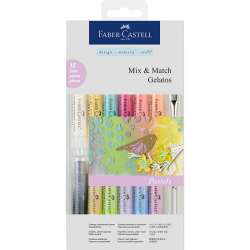 Faber Castell - Faber-Castell Gelatos Pastel Renkler 15li Set