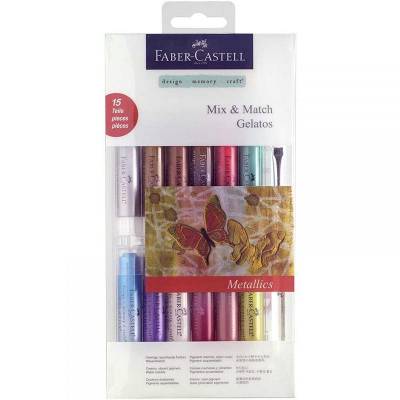 Faber-Castell Gelatos Metalik Renkler 15li Set 121814