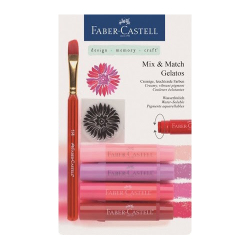 Faber Castell - Faber Castell Gelatos Mum Boya Setler Kırmızı Tonlar