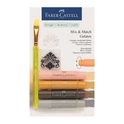 Faber Castell - Faber Castell Gelatos Mum Boya Setler Naturel Tonlar