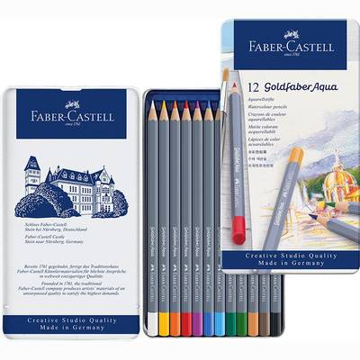 Faber Castell Goldfaber Aqua Renkli Boya Kalemi 12li Set 114612