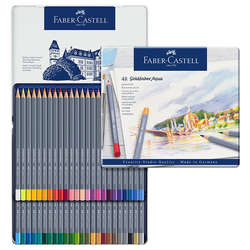 Faber Castell - Faber Castell Goldfaber Aqua Renkli Boya Kalemi 48li 124648