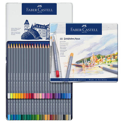 Faber Castell Goldfaber Aqua Renkli Boya Kalemi 48li 124648