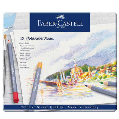 Faber Castell Goldfaber Aqua Renkli Boya Kalemi 48li 124648