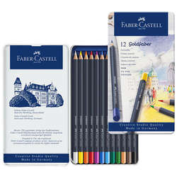 Faber Castell - Faber Castell Goldfaber Renkli Boya Kalemi 12li Set