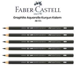 Faber Castell - Faber Castell Graphite Aquarelle Kurşun Kalem 4B 6lı