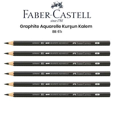 Faber Castell Graphite Aquarelle Kurşun Kalem 8B 6lı