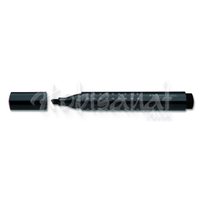 Faber Castell Grip Permanent Marker Kesik Uç Siyah