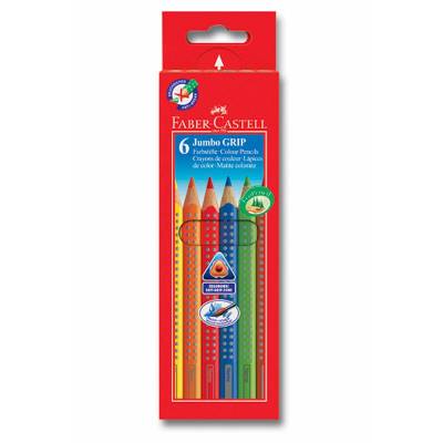 Faber Castell Jumbo Grip Kuru Boya Takımı 6 Renk