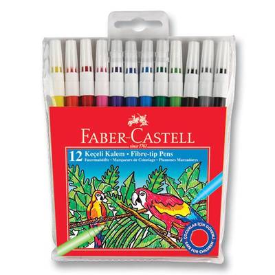 Faber Castell Keçeli Kalem Setleri 12li Set