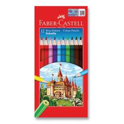 Faber Castell - Faber Castell Kuru Boya Takımı 12 Renk