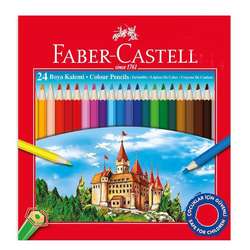 Faber Castell - Faber Castell Kuru Boya Takımı 24 Renk