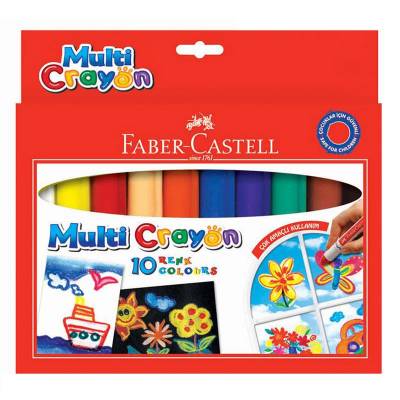 Faber Castell Multi Crayon Pastel Boya 10lu 5281112010