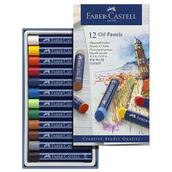 Faber Castell - Faber Castell Oil Pastel Seti 12li