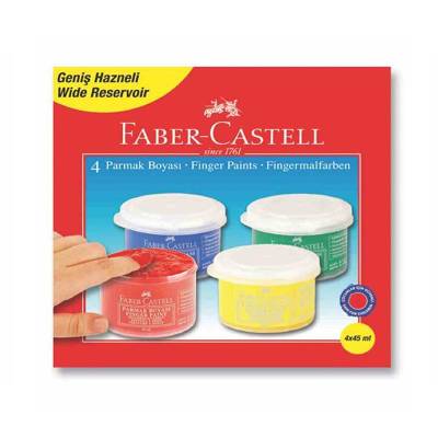 Faber Castell Parmak Boyası 4 Renk