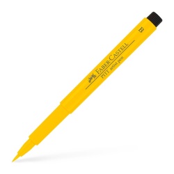 Faber Castell - Faber Castell Pitt Artist Pen Çizim Kalemi B 107 Cadmium Yellow