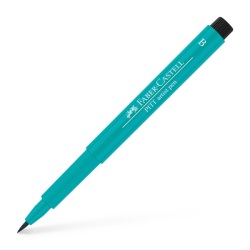 Faber Castell - Faber Castell Pitt Artist Pen Çizim Kalemi B 156 Cobalt Green