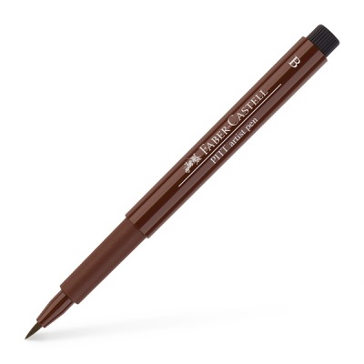 Faber Castell Pitt Artist Pen Çizim Kalemi B 175 Dark Sepia