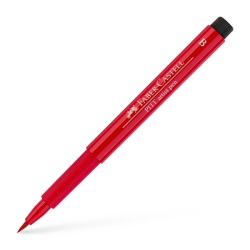 Faber Castell - Faber Castell Pitt Artist Pen Çizim Kalemi B 219 Deep Scarlet Red