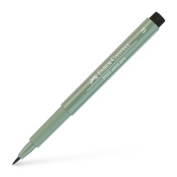 Faber Castell - Faber Castell Pitt Artist Pen Çizim Kalemi B 172 Earth Green