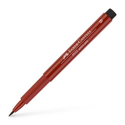 Faber Castell - Faber Castell Pitt Artist Pen Çizim Kalemi B 192 Indian Red