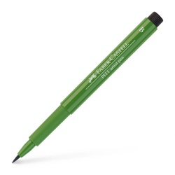 Faber Castell - Faber Castell Pitt Artist Pen Çizim Kalemi B 167 Permanent Green Olive