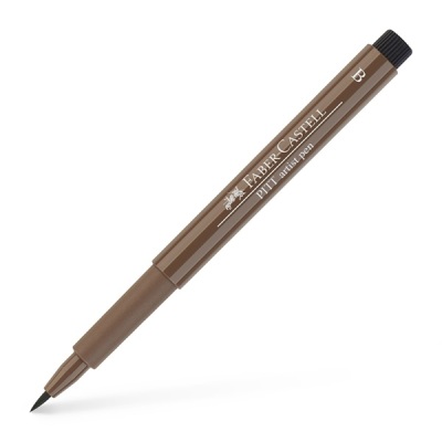 Faber Castell Pitt Artist Pen Çizim Kalemi B 177 Walnut Brown