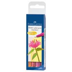 Faber Castell - Faber Castell Pitt Artist Pens Fineliner 4lü Çizim Kalemi 167005