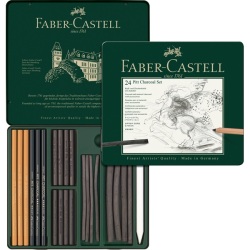 Faber Castell - Faber Castell Pitt Charcoal Set 24lü