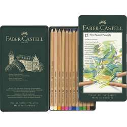 Faber Castell - Faber Castell Pitt Pastel Boya Kalemi 12 Renk