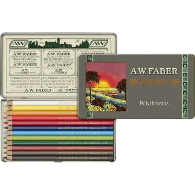 Faber Castell Polychromos 111. Yıl Boya Kalemi 12li Set 211001