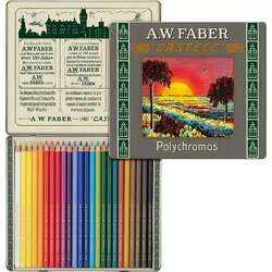 Faber Castell - Faber Castell Polychromos 111. Yıl Boya Kalemi 24lü Set 211002