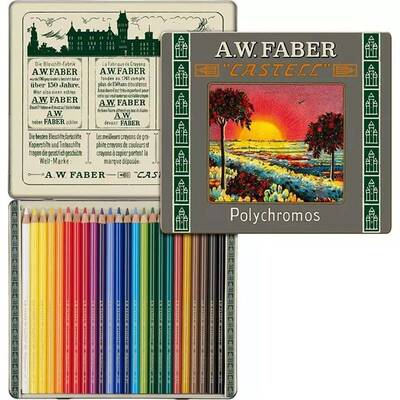 Faber Castell Polychromos 111. Yıl Boya Kalemi 24lü Set 211002