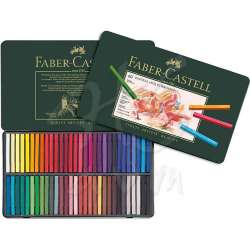 Faber Castell - Faber Castell Polychromos Pastel Boya 60lı Set Metal Kutu