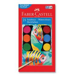 Faber Castell - Faber Castell Sulu Boya Setleri Büyük Boy 21li