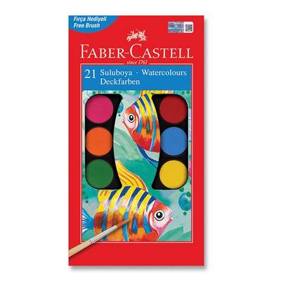 Faber Castell Sulu Boya Setleri Büyük Boy 21li