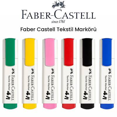 Faber Castell Textile Marker Kumaş Kalemi