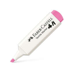 Faber Castell - Faber Castell Textile Marker Kumaş Kalemi Pembe