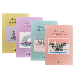 Fabio Ricci - Fabio Ricci Sketch Book 80g 256 Sayfa 13,5x21