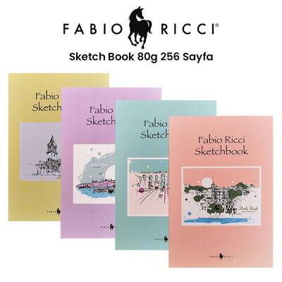 Fabio Ricci Sketch Book 80g 256 Sayfa