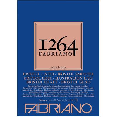 Fabriano 1264 Bristol Marker Defteri 200g 50 Yaprak A3