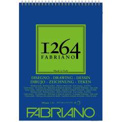 Fabriano - Fabriano 1264 Drawing Paper Çizim Defteri Üstten Spiralli 180g A3