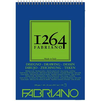 Fabriano 1264 Drawing Paper Çizim Defteri Üstten Spiralli 180g A4