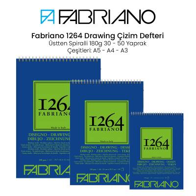 Fabriano 1264 Drawing Paper Çizim Defteri Üstten Spiralli 180g