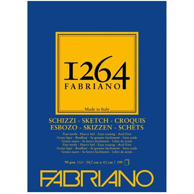 Fabriano 1264 Sketch Paper Eskiz Defteri 90g 100 Yaprak A3