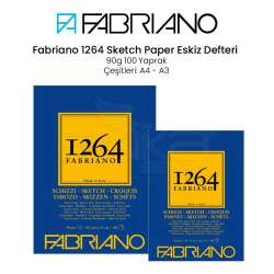 Fabriano - Fabriano 1264 Sketch Paper Eskiz Defteri 90g 100 Yaprak