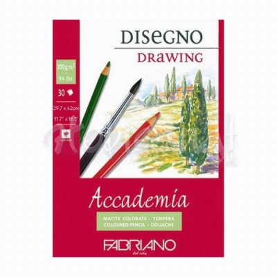 Fabriano Accademia Disegno Drawing Eskiz Blok A5 200g 30 Yaprak