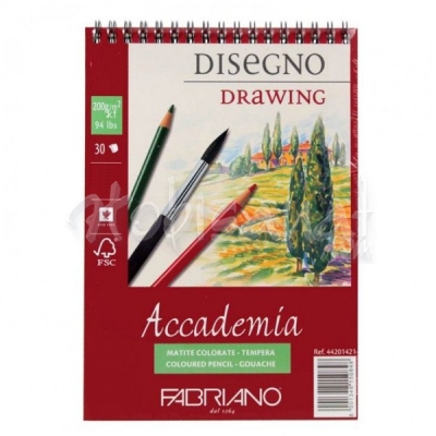 Fabriano Accademia Drawing Eskiz Blok Spiralli A3 200g 30 Yaprak