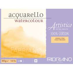 Fabriano - Fabriano Artistico Extra White 300g 20 Yaprak 26x36cm Cold Pressed