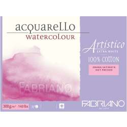 Fabriano - Fabriano Artistico Extra White 300g 20 Yaprak 26x36cm Hot Pressed